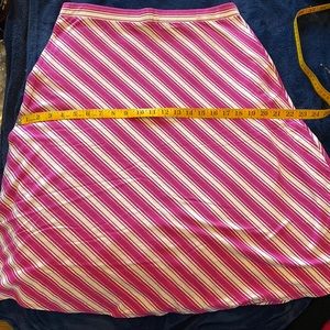 Talbots A-Line, soft, asymmetrical patterned skirt.  Size small. Washable.